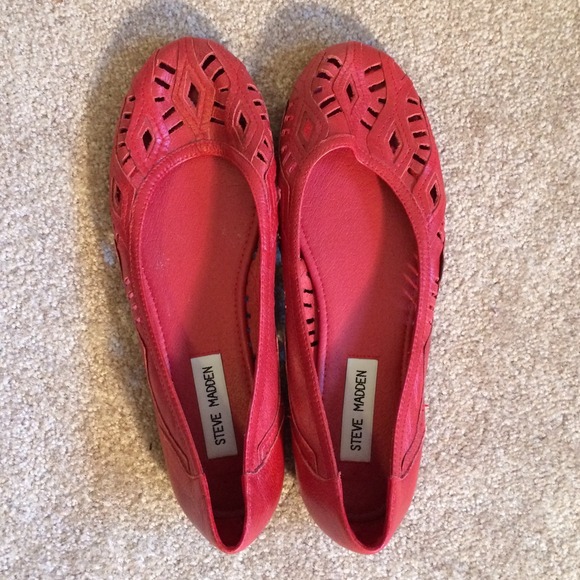 Steve Madden Shoes - ❌Bundled❌ Red Steve Madden Flats