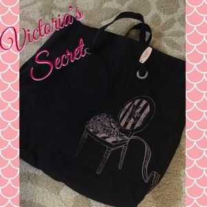 Victoria's Secret canvas tote- large
