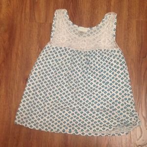 Maurice white lace top