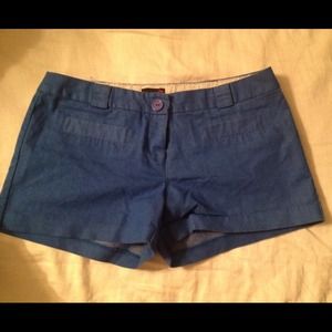 Worn once Blue summer time shorts size 5!
