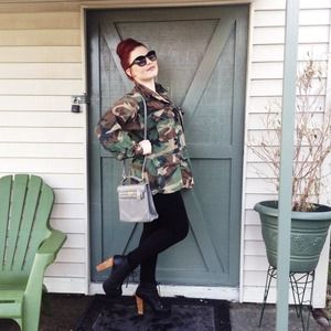 Vintage Camo Army Jacket