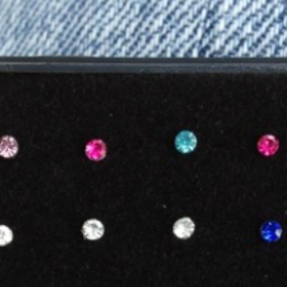 Two Crystal Studs