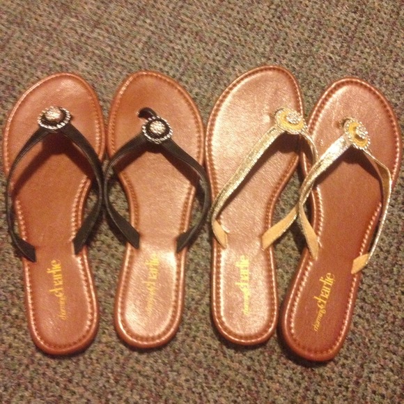 Charming Charlie flips flops