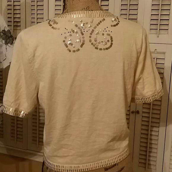 * Jazzy Sequined sweater/jacket - Picture 3 of 4