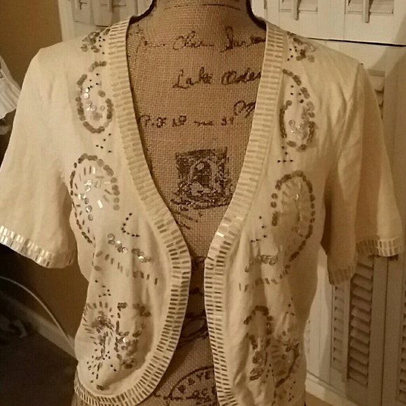 * Jazzy Sequined sweater/jacket - Picture 4 of 4