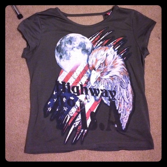 Highway To LA low cut back tee