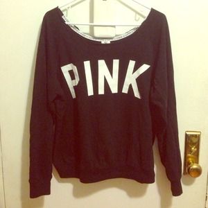 PINK crew neck sweatshirt