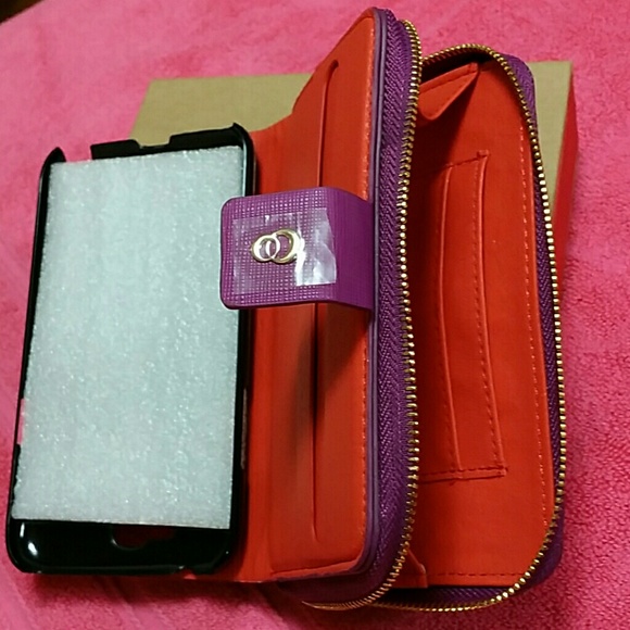 Fushia Galaxy Note 2 Wallet Case - Picture 4 of 4