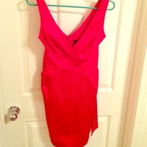 Red cocktail dress