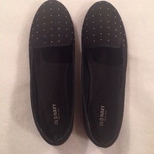 Super cute loafers with gold beads