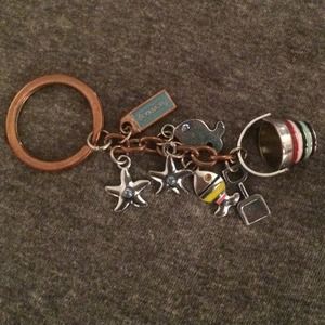 Coach Nautical Key Chain