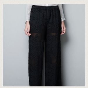 Zara sheer pants