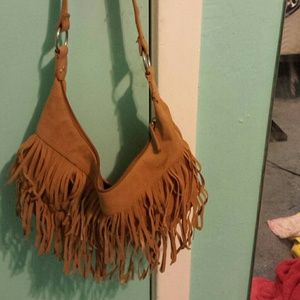 Fringe purse