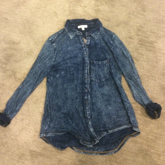 Nordstroms BP faux denim top