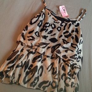 Animal Print Taupe/Black top
