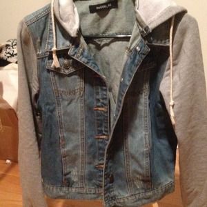Urban Outfitters Denim Sweater Jacket