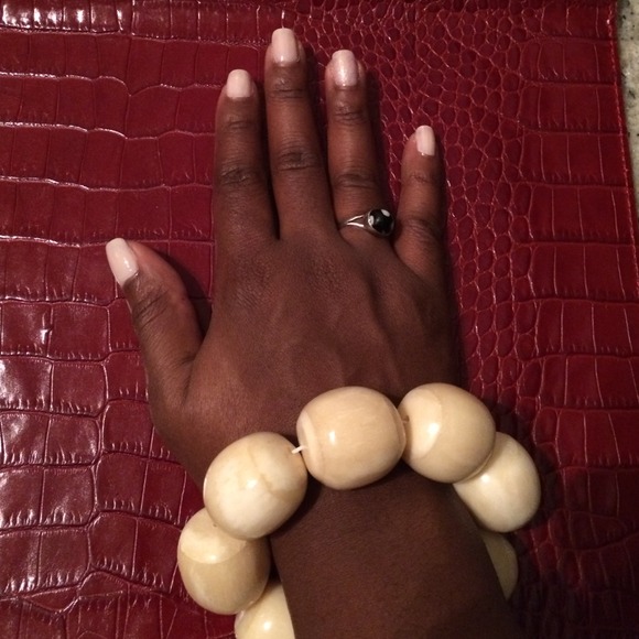 ✨SOLD✨ Chunky Ivory Bracelet from Haiti