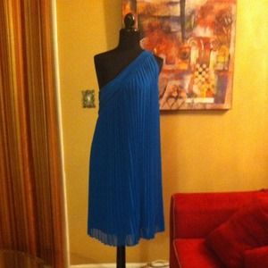 Halston Heritage One Shoulder Dress