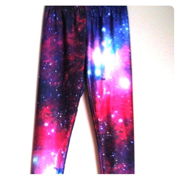 Purple Galaxy Leggings