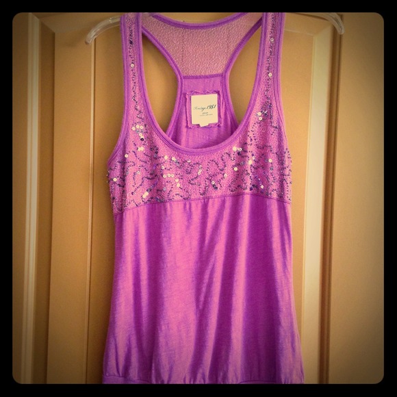 Purple Heritage 1981 tank top