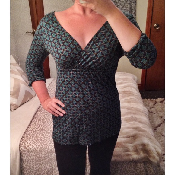 Faux Wrap Top - Picture 1 of 2