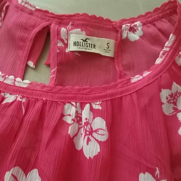 Hollister Pink Ruffled Top - Picture 3 of 4