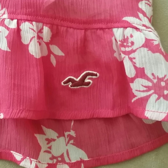 Hollister Pink Ruffled Top - Picture 4 of 4
