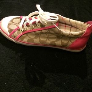 Pink Coach Sneakers