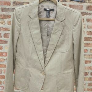 Gold Fitted Blazer