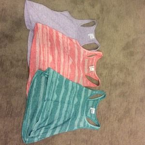 Three Pacsun loose tanks