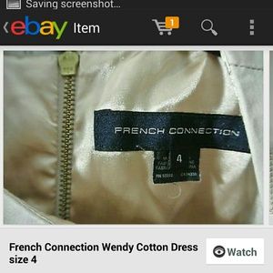 French connection Wendy ruffle dress