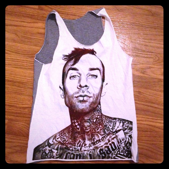 Travis Barker Blink 182 tank top!