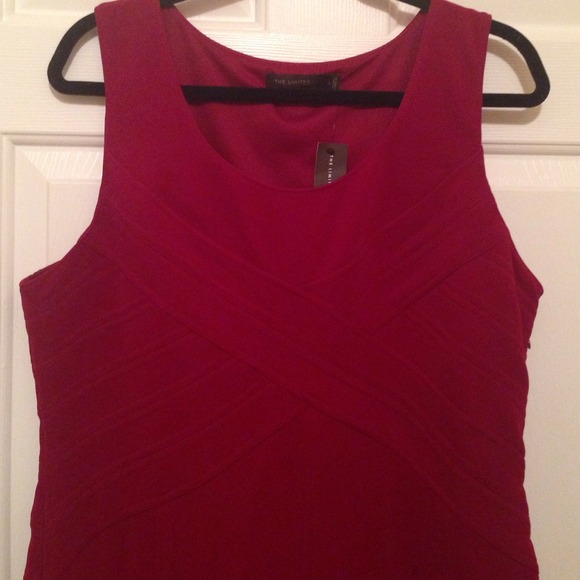 The Limited deep red dress size XL