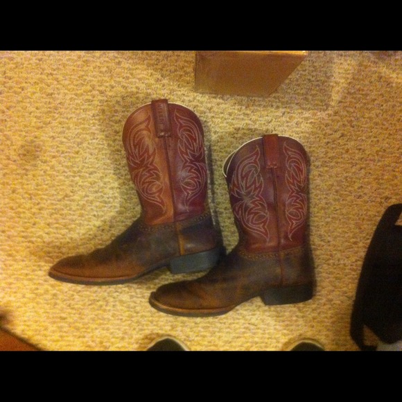 Men's justin boots 10.5 D