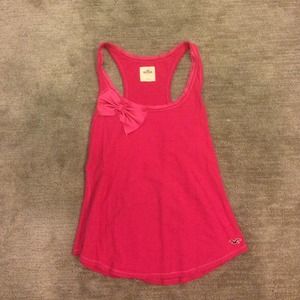 Hollister bow tank top