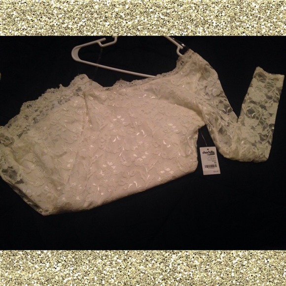 One shoulder lace dress