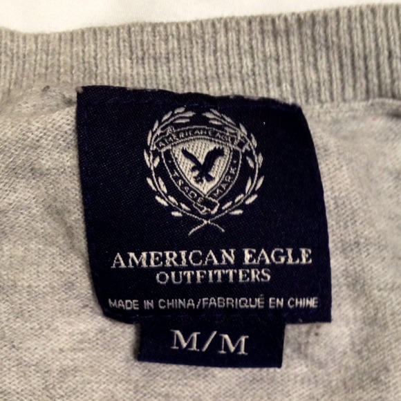 SOLD !!American Eagle lime green striped sweater - Picture 2 of 4