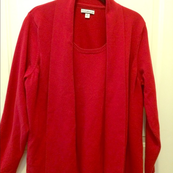 Croft and Barrow Red sweater