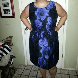 Blue/purple floral dress