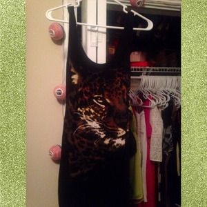Litttle black tiger dress