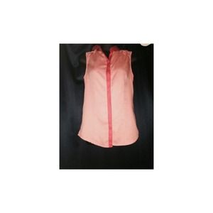 Sleeveless pink/hot pink blouse