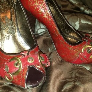 Naughty Monkey chunky heels