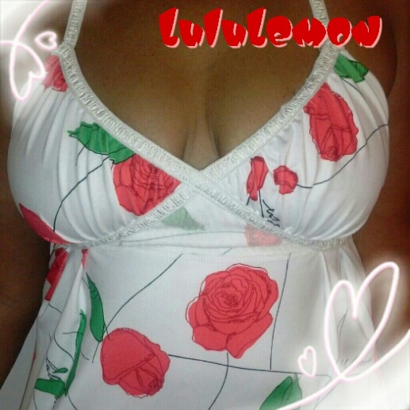 lululemon athletica Outerwear - Rare LuluLemon Rose print top