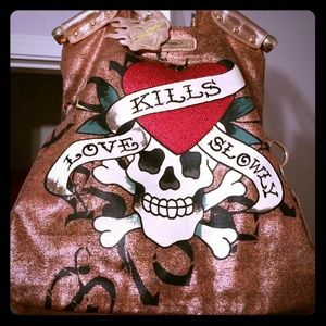 Authentic Ed Hardy Tanya Bag