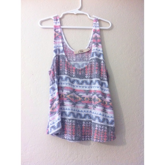 Tribal Print Crop Top - Picture 1 of 1