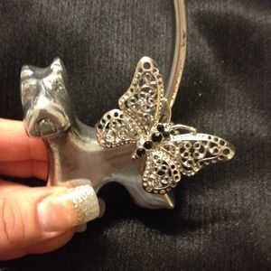 Silver butterfly ring (NWT)