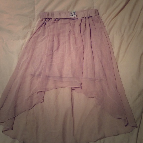 Papaya Dresses & Skirts - Light Purple Hi Low Skirt