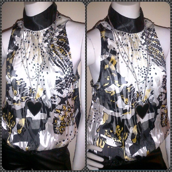 ✨Multi Colored Sheer Blouse✨