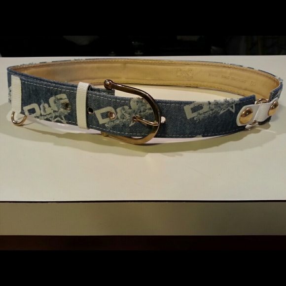 Dolce & Gabbana Denim Belt- D&G NEW! main image 15
