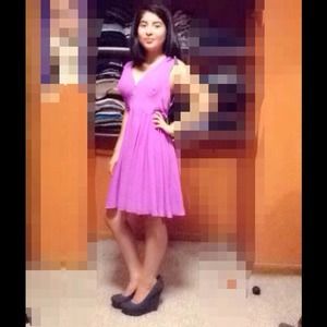Purple express dress